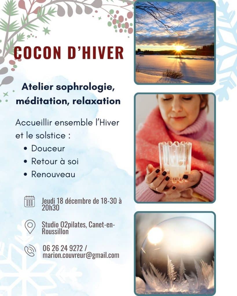 Atelier sophrologie solstice hiver Perpignan